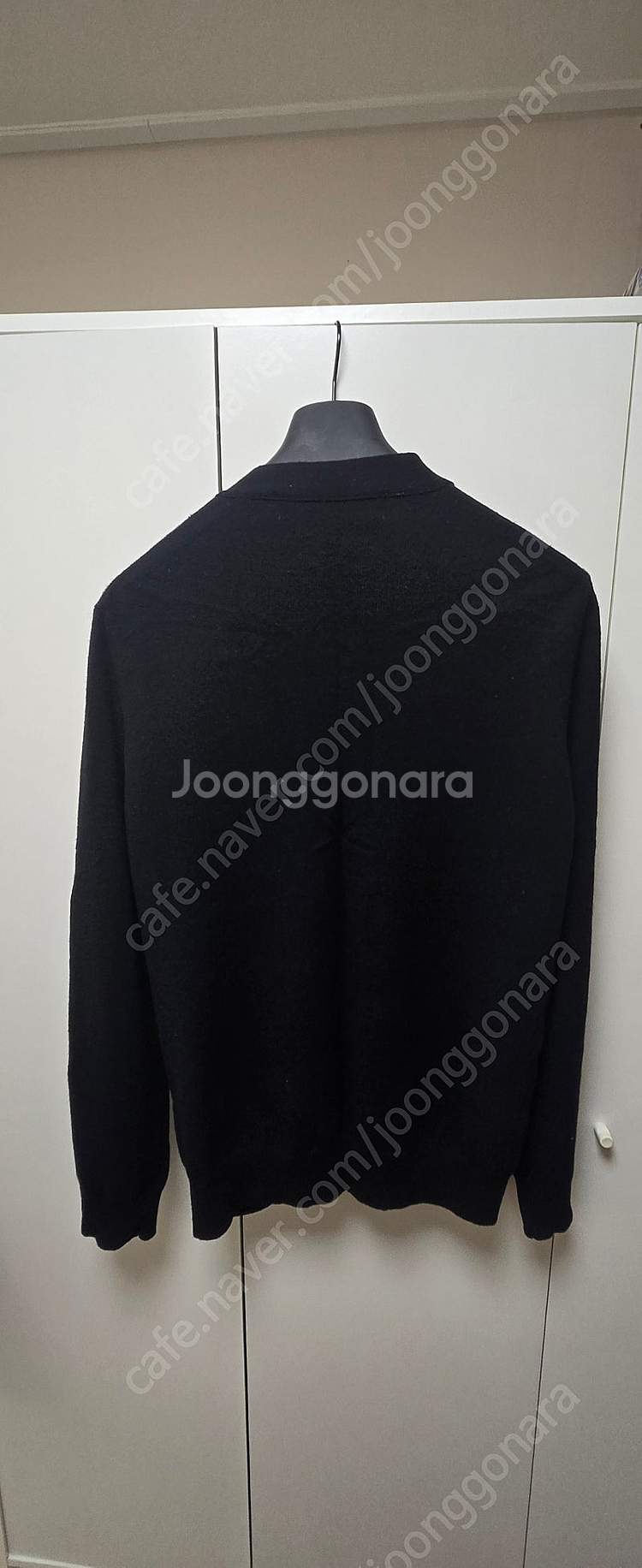 꼼데가르송 울가디건 블랙 사이즈 L--1