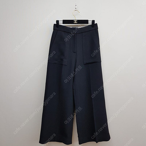 한섬 랑방 2020 울 혼방 블랙 와이드 팬츠 S사이즈