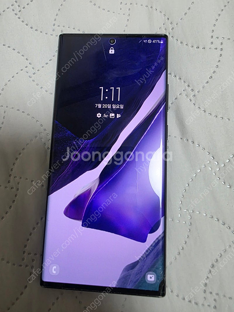 갤럭시노트20울트라 부품용--0
