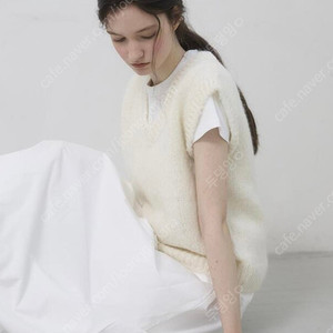 윤슬 alpaca vest (ivory) (운포가격)
