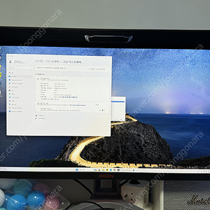 알파스캔 273 qxp 27인치 QHD 2560x1440, 170Hz 고사양 게이밍 모니터