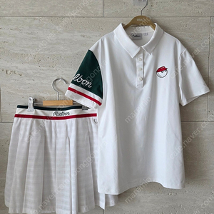 가격내림 말본 현백) 메쉬 티셔츠S +스커트61 세트