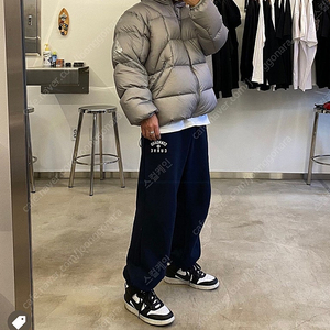 L 팔라스 바라클라바 푸퍼 패딩 그레이