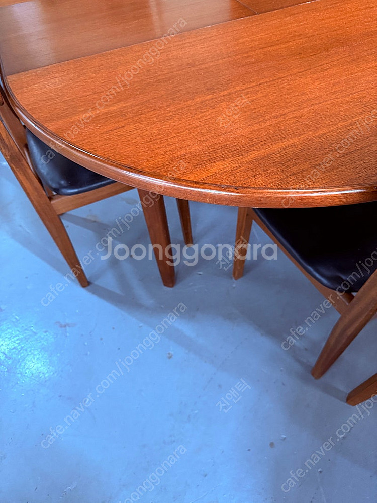 영국 빈티지 티크 확장형식탁 모던미드센츄리 레트로 체어...--6