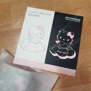 필리밀리 헬로키티 브러시 거치대 천사와악마