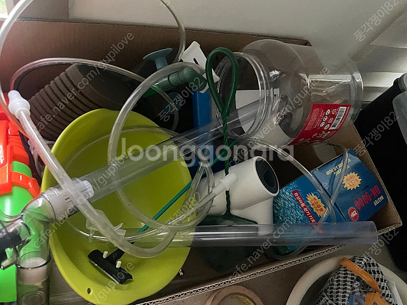 2자 어항(올디아밍), 철제 축양장, 용품류 일괄--4
