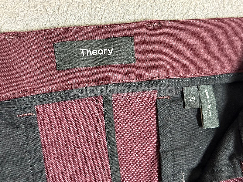 30/폴로 랄프로렌 네이비 깃발 자수 피노팬츠 면바지 / 띠어리 버건디 슬랙스--8