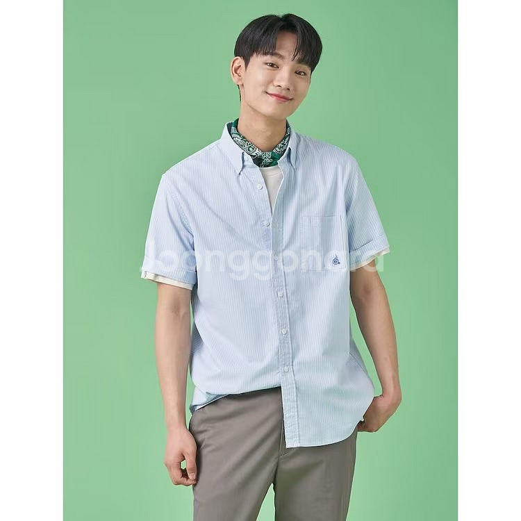 23 빈폴 남성 스트라이프 반팔 셔츠 105 / 랑방 ...--0
