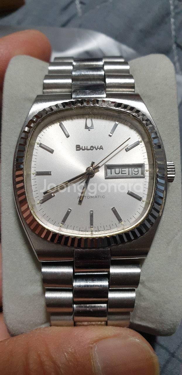 (판매-가격인하) 부로바 BULOVA 빈티지 사각 일체...--2