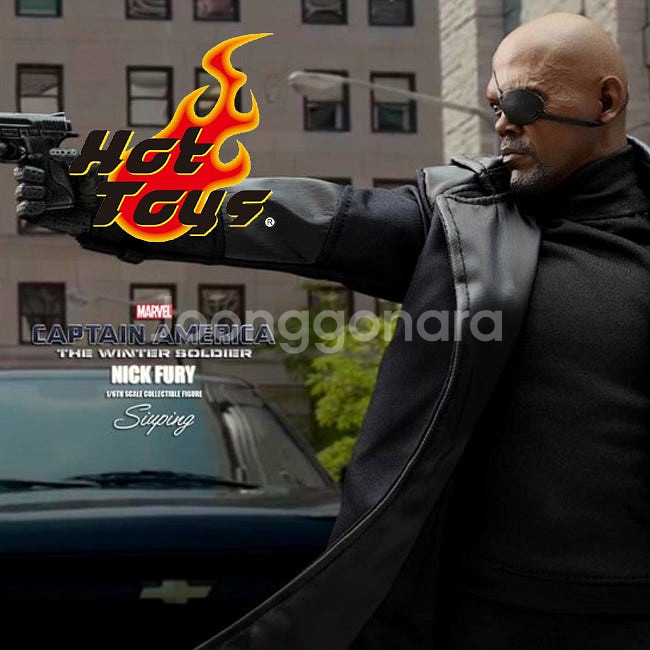 핫토이 캡틴아메리카 윈터솔져 닉퓨리 12인치 피규어--0
