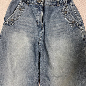 타임 밴딩 데님 팬츠