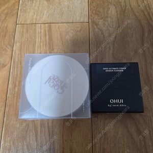 반값택배천원)코랄헤이즈 쿠션 본품+오휘 미니쿠션
