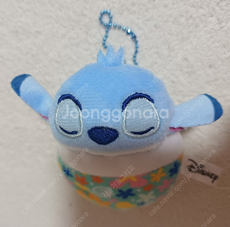 (새상품) 이불 덮은 스티치 봉제 인형 키링 10cm--0