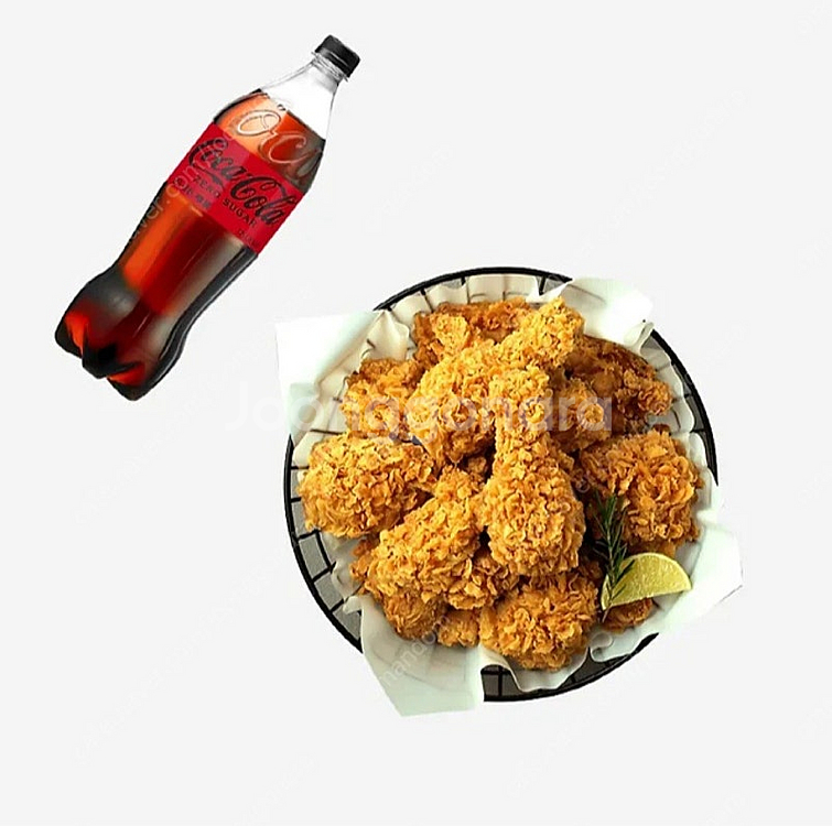 BHC - 뿌링클+코카콜라 1.25L / 콰삭킹+코카콜...--1