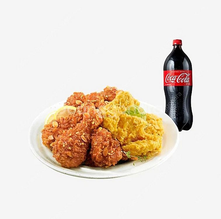 BHC - 뿌링클+코카콜라 1.25L / 콰삭킹+코카콜...--4