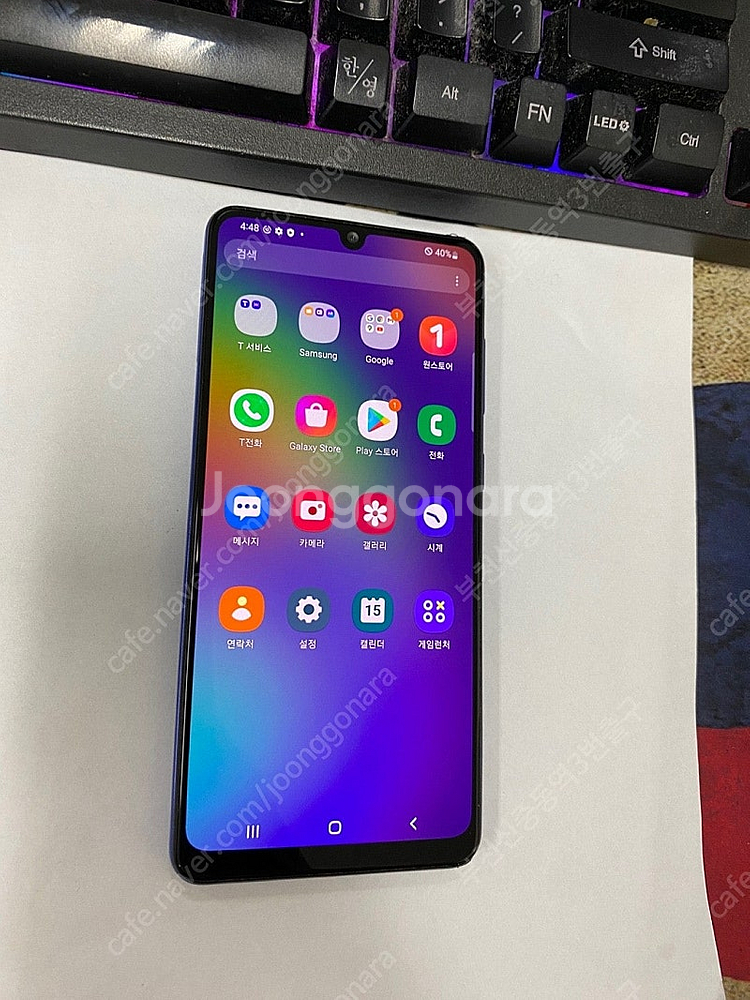 203654 SK 갤럭시A31 블루 A급 64GB 무잔...--2