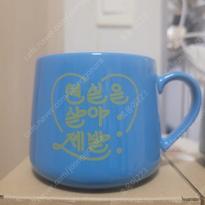 얼렁뚱땅상점 도자기 머그컵 통닭천사 침착맨