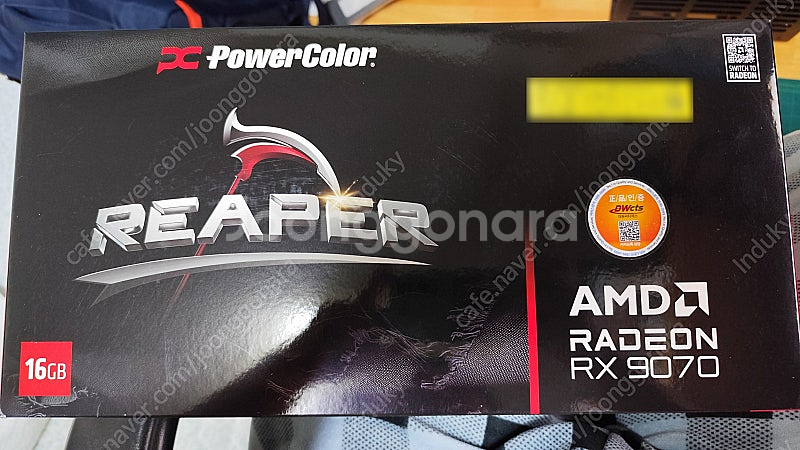 파워컬러 라데온 RX9070 REAPER 미개봉--0