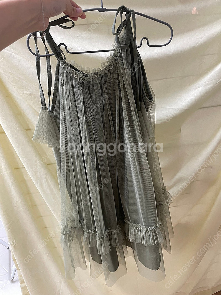 느릿 샤드레스 세이지그린 XL--0