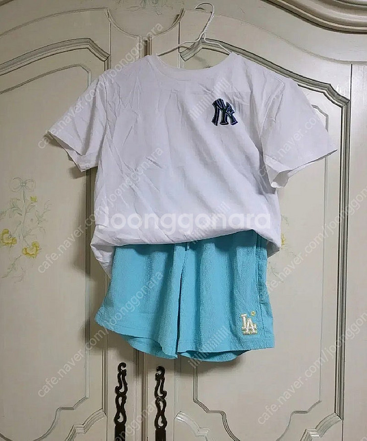 MLB 키즈 상하의(130/3벌)&캡 모자--0