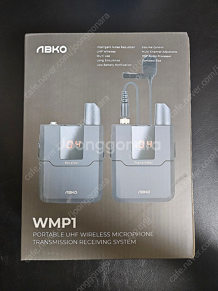앱코 WMP1 UHF 무선 송신기 + 수신기 마이크 세...--0