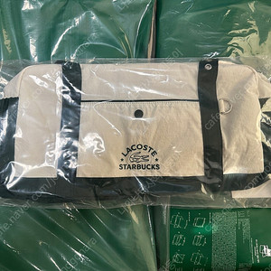스타벅스 라코스테 프리퀀시 보스톤백 멀티플백 가방 그린 녹색 43,000원