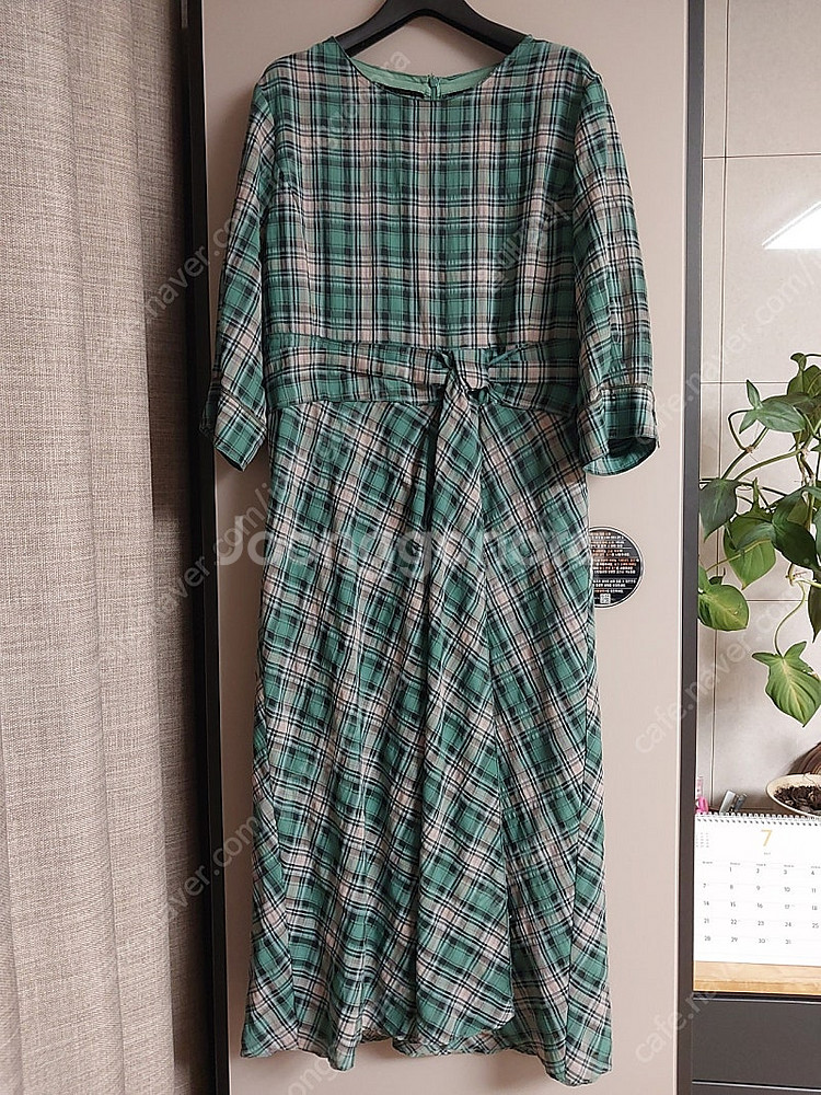 DEWL듀엘 데일리체크 원피스--1