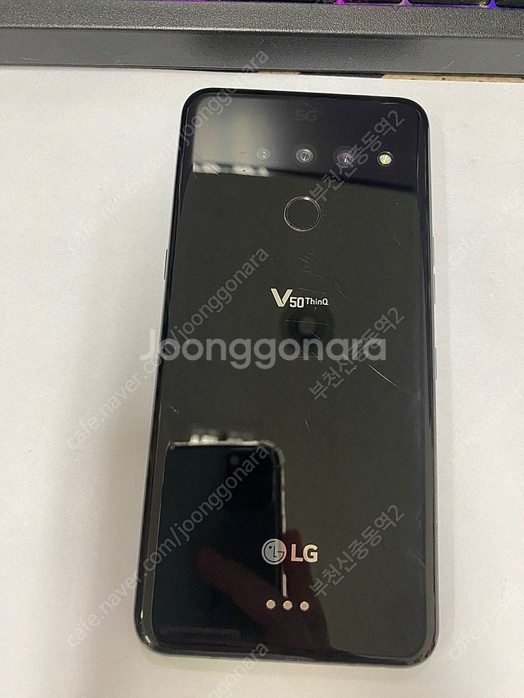 198267 LG V50 5G 블랙 128GB 무잔상 ...--0
