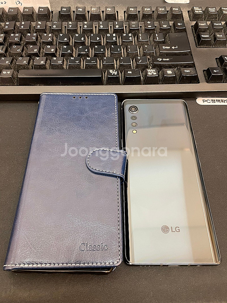 LG벨벳 그레이 128GB 무잔상 상태좋은 중고13만팝...--0