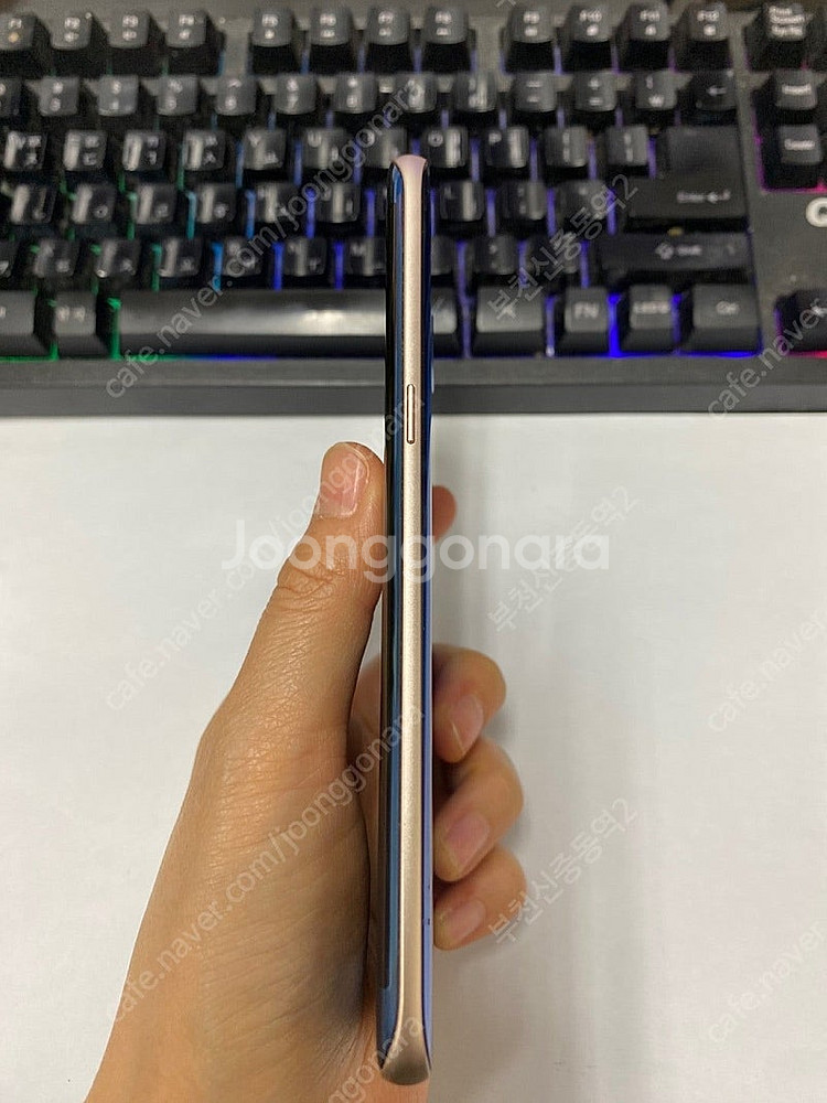 192747 갤럭시S7엣지 블루 외관깨끗합니다 32GB...--6