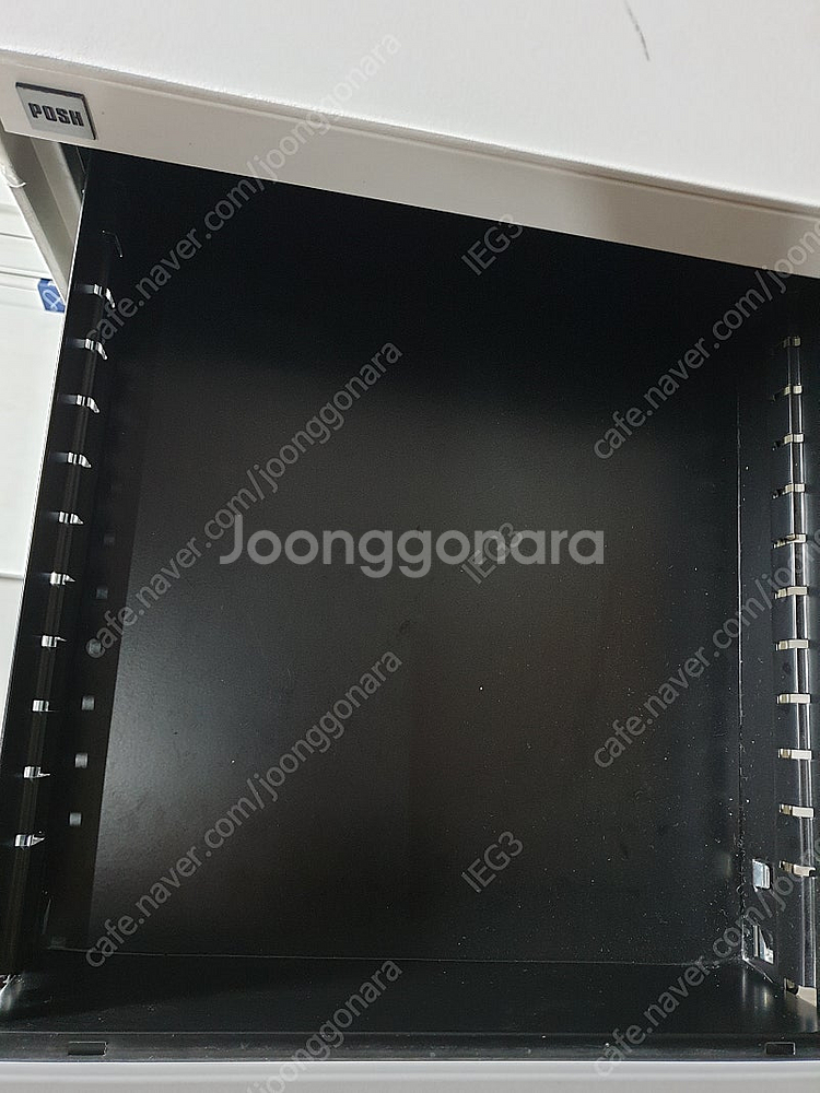 허먼밀러 POSH 3단 철제 서랍장 (흰색)--6