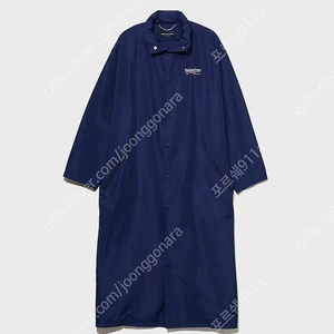 [46] 발렌시아가 웨이브 롱 코트 레인 자켓