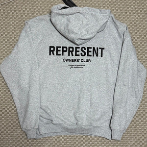 (M) 리프레젠트 represent 오너스 클럽 후드티 그레이