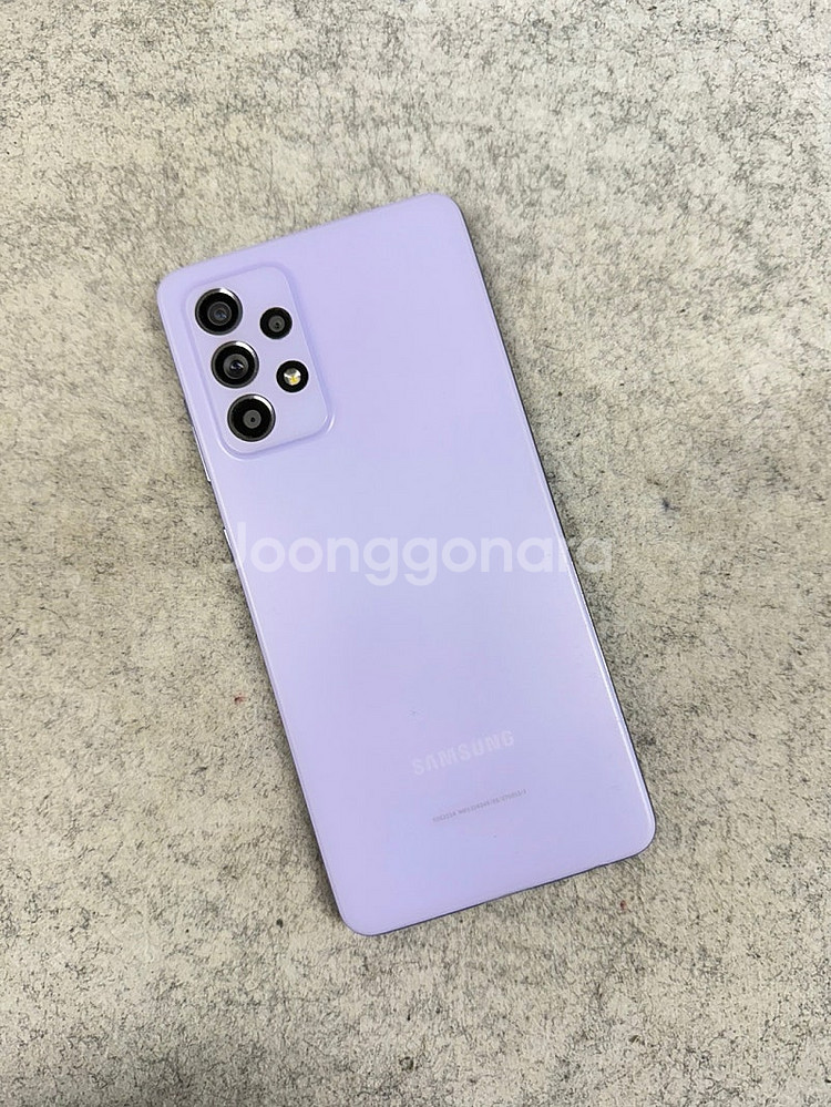 갤럭시 A52s 라벤더 128GB 미파손 깨끗한 가성비...--1