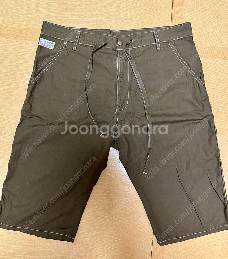 신품급/일본 에드윈 792RS 코튼린넨 하프팬츠 XL--1