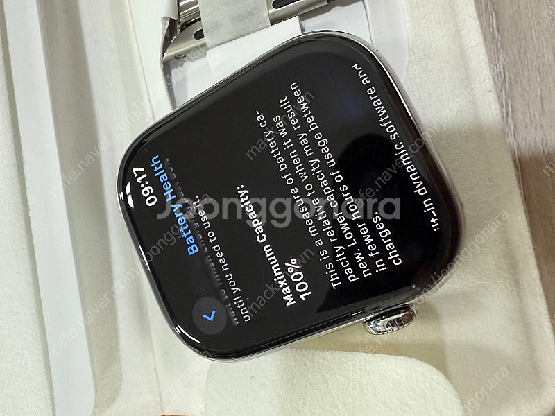 새제품 수준의 애플워치 10 에르메스 46mm + 그랜...--4