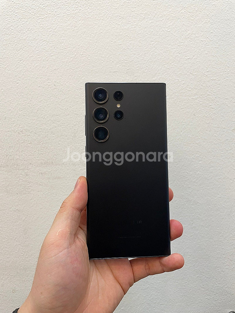 갤럭시S23울트라 블랙 256GB 무잔상 상태좋은 중고...--0