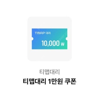 T맵대리1만원권