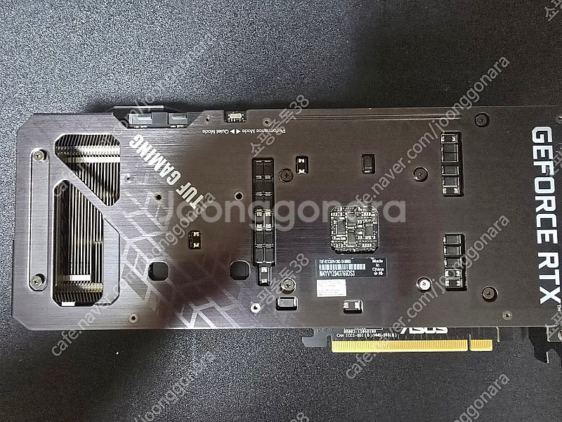 ASUS RTX 3070 TUF 터프 8G 팝니다--4