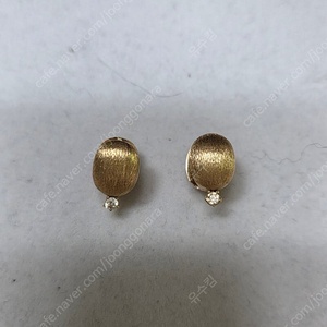 18k 옐로우골드귀걸이