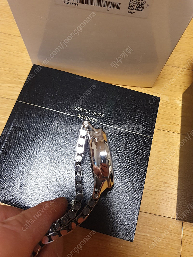 몽블랑 오토메틱시계 타임워커 크로노그래프 스틸 9668--5