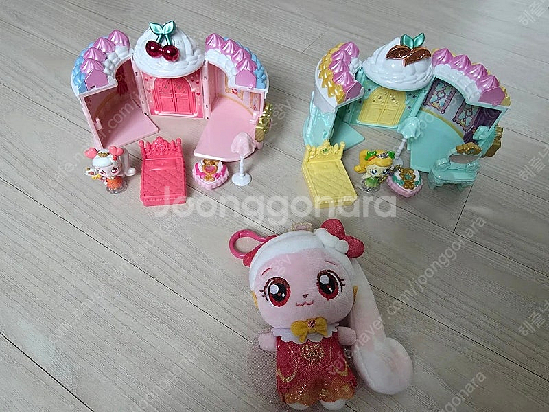 새콤핑달콤핑 하우스+달콤핑서프라이즈 인형 일괄--0