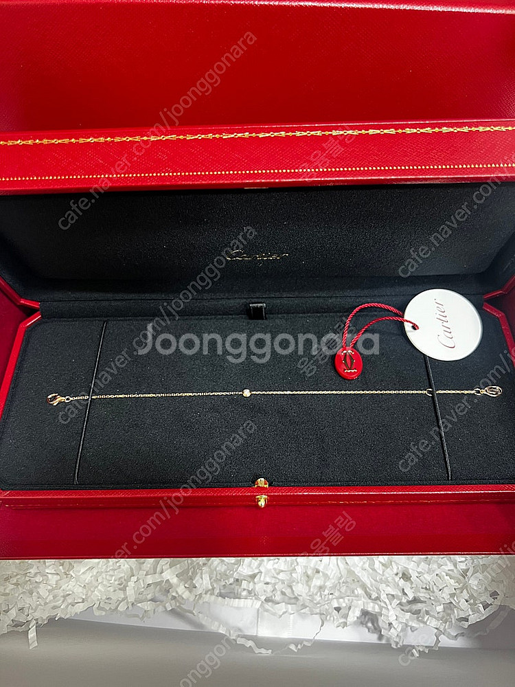 까르띠에 다무르 팔찌xs 로즈골드--0