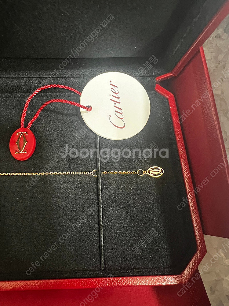 까르띠에 다무르 팔찌xs 로즈골드--2