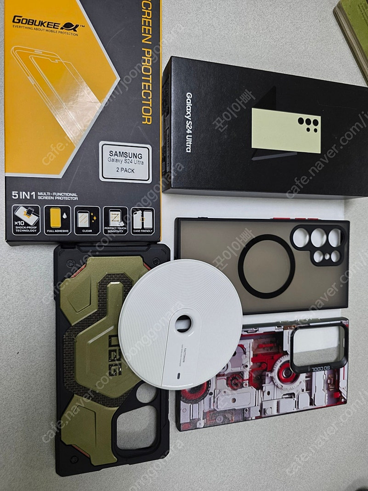 갤럭시S24울트라 256G 티타늄옐로우 팝니다.--8