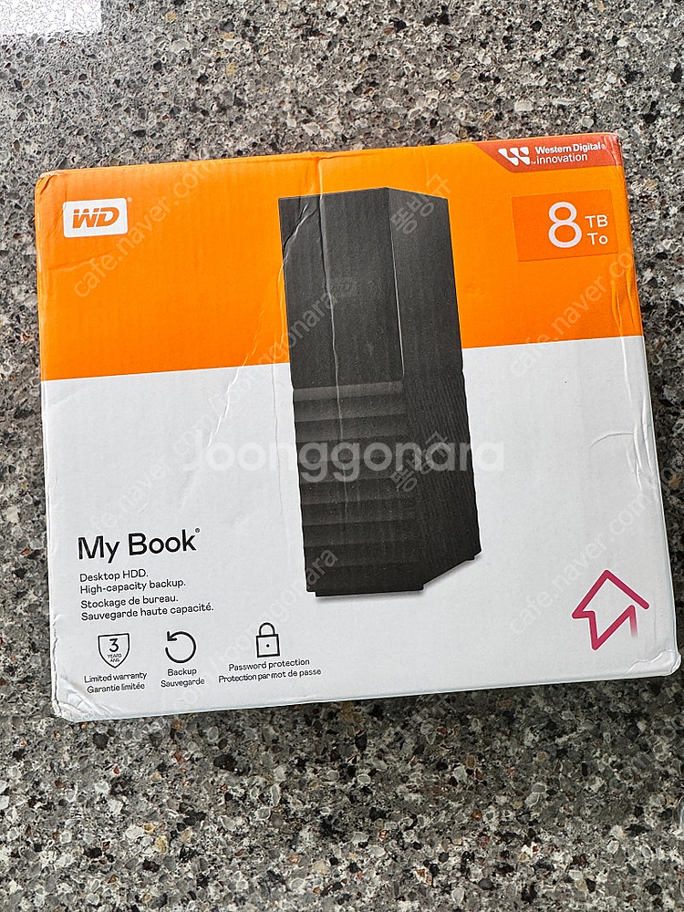 WD 외장하드8TB New My Book 8TB--0
