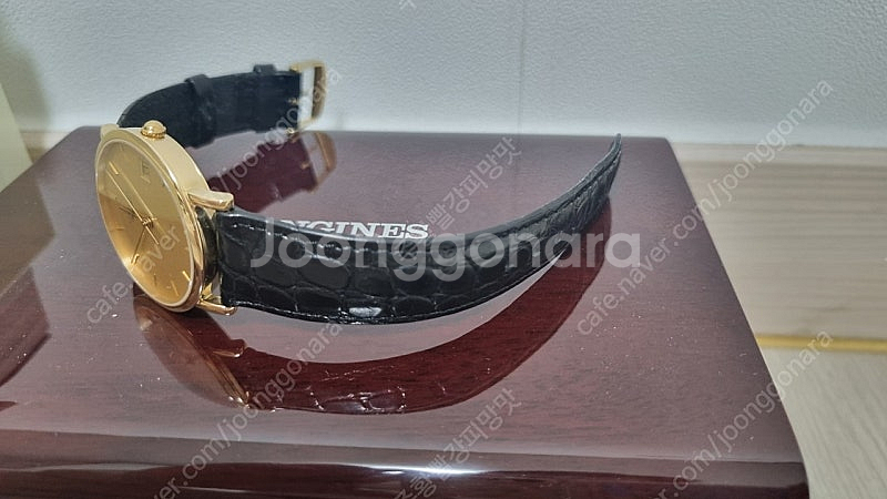 론진 엘레강트 18k금통 34.5mm 풀박스 310만--4