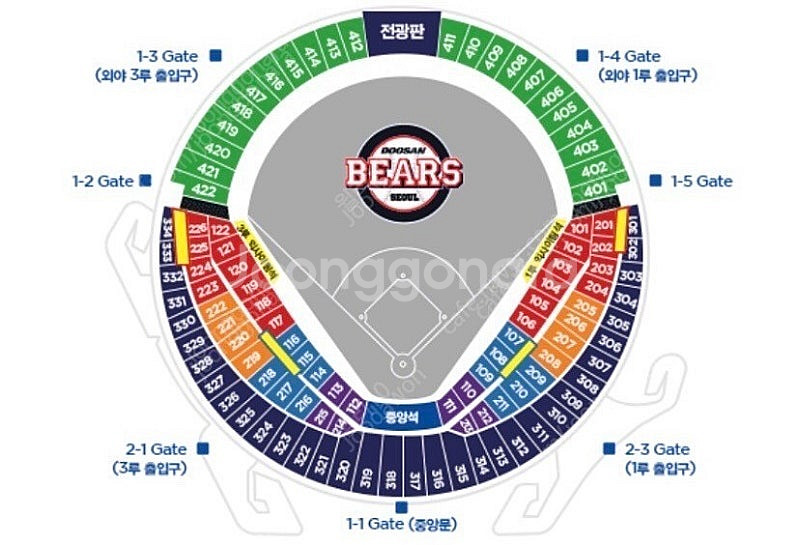 7월 22일 두산 한화 곽빈쿠션 허슬두데이B존 201블...--0