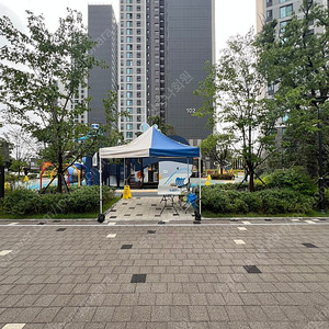 물놀이터 천막 , 테이블