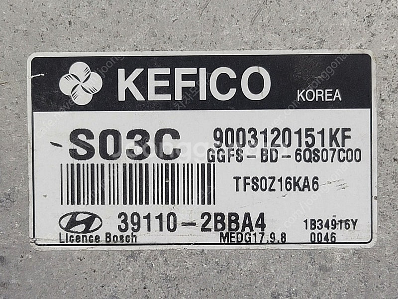 (중고) 벨로스터 중고품 ECU 중고 (초기화완료품) ...--1
